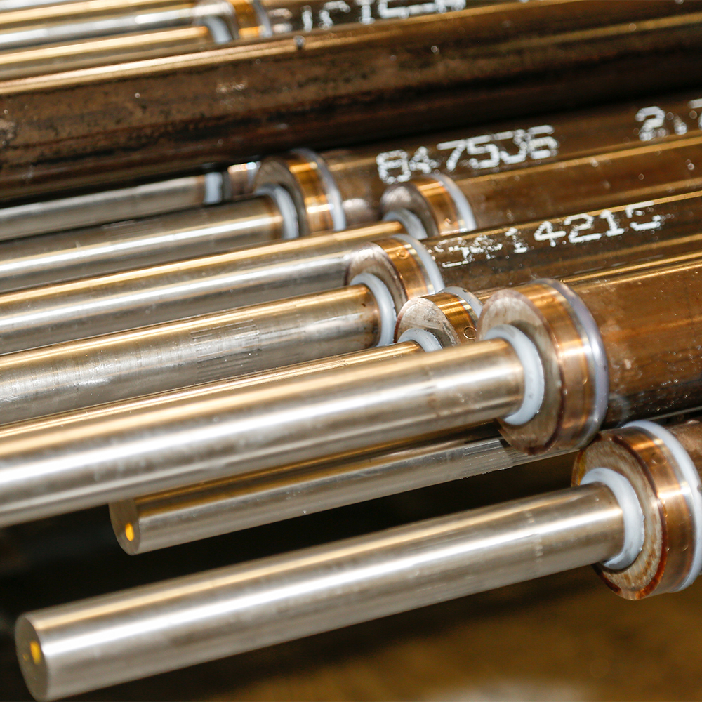 Inertia Friction Welding allows dissimilar metals to be joined, which reduces raw material cost.