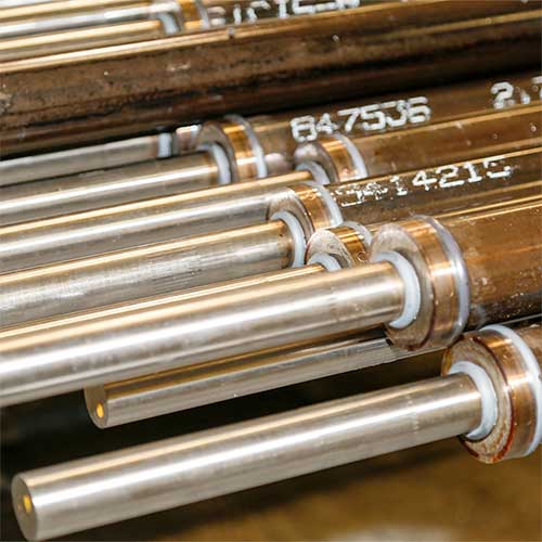 Inertia Friction Welding allows dissimilar metals to be joined, which reduces raw material cost.