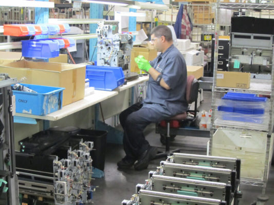 Remanufacturing of Office Products allows us to increase product life-span for our Customers.